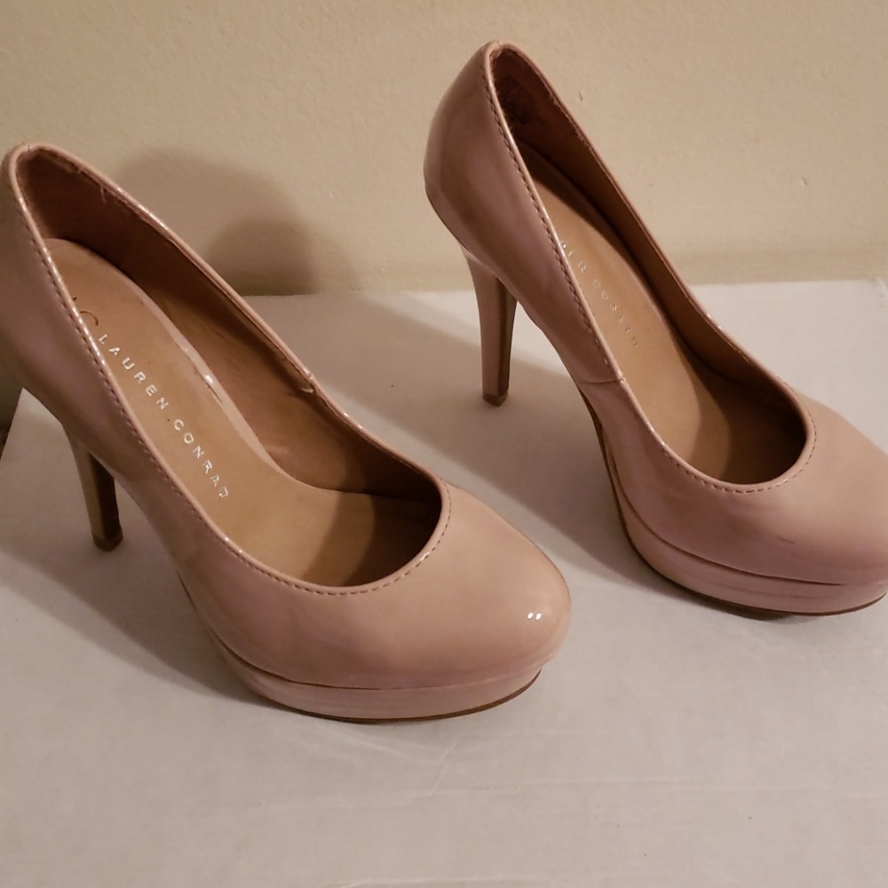 Nude high heels